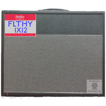 Front view of Friedman Amplification® DIRTY SHIRLEY 112™ 1X12 Guitar Amp Cabinet with Celestion® G12-65 Creamback speakers