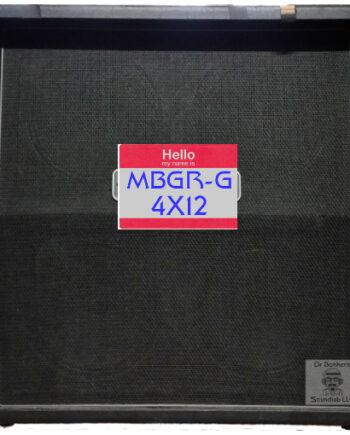 Dr Bonkers Guitar Cab-Oddities™ Volume 7: MBGR-G 4X12 Guitar Cabinet IR Files Collection Based upon the Mesa Boogie® Oversized Standard 4FB™ 280w 4X12 Guitar Amp Cabinet.