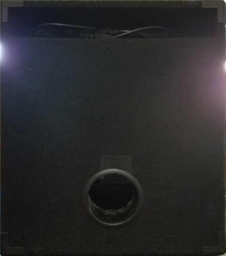 Rear view of Dr Bonkers Bass Cab Classics Volume 16: ALU2 1X15 Bass Cab IR Pack. Based upon a 1990s Hartke® Model 1415™ 1X15 Bass Combo, this cabinet is voiced with the original Hartke® 15 inch aluminum cone woofer. Available in Fractal Audio and WAV file formats.